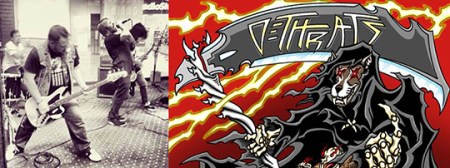 Dethrats - promo band - art logo banner - #4489 - 2014