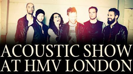 Within Temptation - Hmv London - Acoustic show - promo banner - 2014