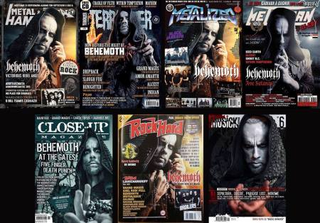 Behemoth - Nergal - metal magazine covers - 2014 - collage promo - #22997
