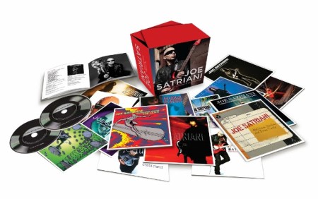 Joe Satriani - 15 CD box set - promo pic - 2014