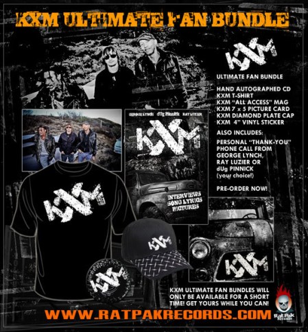 KXM - fan bundles - promo flyer - debut album - 2014
