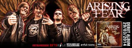 Arising Fear - Beyond Betrayal - promo band - album banner - 2014 - #402