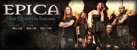 Epica - promo banner - The Quantum Enigma - band - promo - 2014