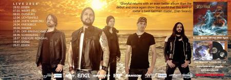 Gloryful - band - ocean blade - promo banner pic - 2014