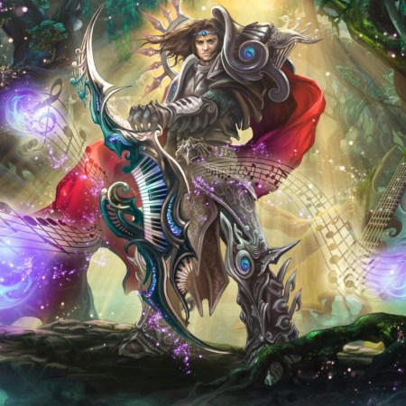 Lalu - %22MUSIC-KNIGHT-MAGE in the Magic of Sounds Frenzy%22 - artist Chezan Iosif