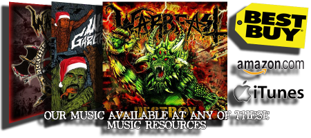 Warbeast - albums for sale at promo banner - 2014