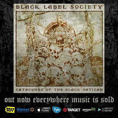 Black Label Society - Catacombs Of The Black Vatican - promo album flyer - 2014 - #035050