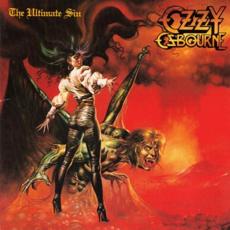 Ozzy Osbourne - The Ultimate Sin - promo cover pic - #17770