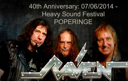Raven - Heavy Sound Festival - Poperinge - 2014 - promo band pic