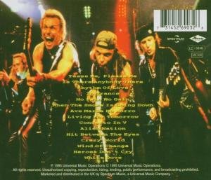 Scorpions - Live Bites - back cover pic - 1995