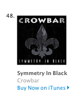 Crowbar - Symmetry In Black - itunes chart position - May 30 - 2014