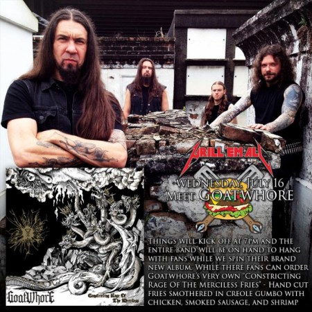 Goatwhore - Grill 'Em All - promo band pic - 2014