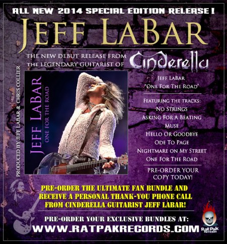 Jeff Labar - One For The Road - promo flyer - 2014