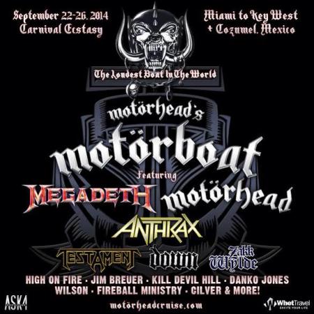 Motorhead Motorboat - promo flyer - 2014 - #10071