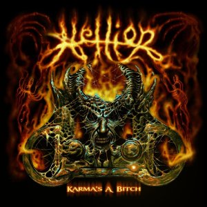 Hellion - Karma's A Bitch - promo EP cover pic - 2014