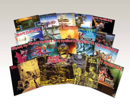Iron Maiden - vinyl singles - 1980's - reissues - 2014