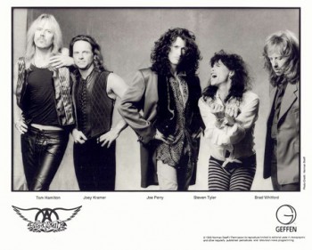 Aerosmith - band publicity card - #ST88
