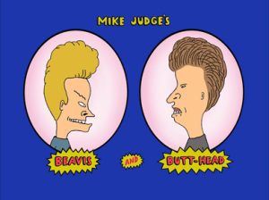 Beavis and Butt-Head - title card - promo - Mike Judge - #33