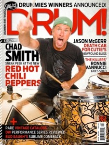 Chad Smith - Drum Magazine - cover feature promo pic