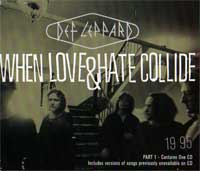 Def Leppard - When Love & Hate Collide - promo single sleeve