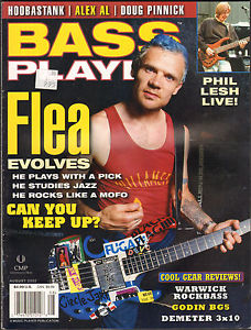 Flea - bass player magazine cover - promo - 2002