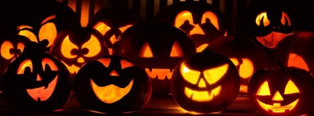 Halloween - scary pumpkin patch - promo banner - #312014