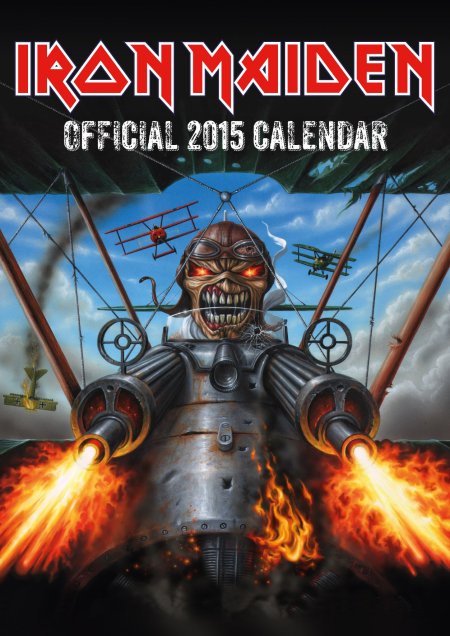 Iron Maiden - 2015 Calendar - promo cover pic - #7737