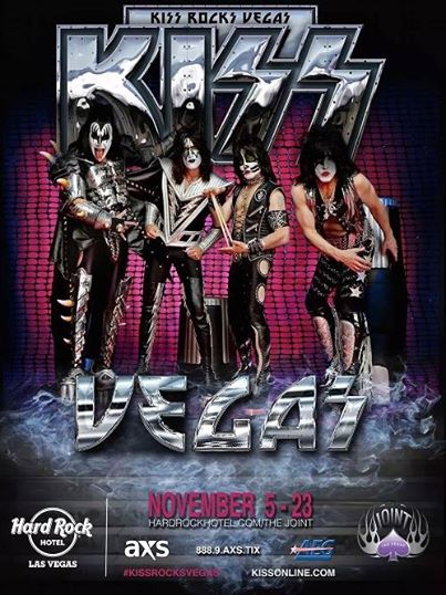 KISS - Rocks Vegas - November 2014 - promo flyer - #18TT