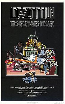 Led Zeppelin - The Song Remains The Same - movie poster promo - #RP1