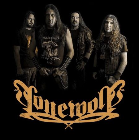 Lonewolf - promo band pic - band logo - 2014 - #30083