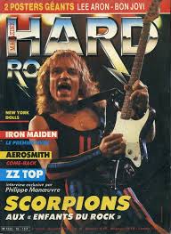 Matthias Jabs - Hard Rock magazine - December - 1989 - promo cover