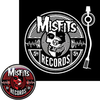 Misfits Records - button and patch - promo pic - 2014