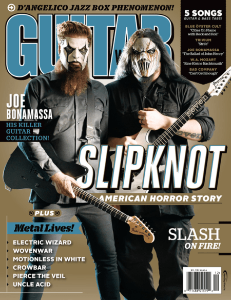 Slipknot - Guitar World - Magazine Cover promo - 2014 - December