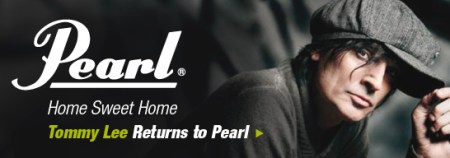 Tommy Lee - Pearl Drums - promo banner - 2011 - #48TL