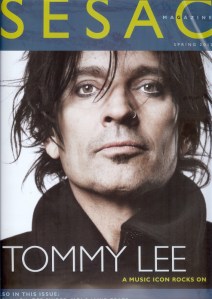 Tommy Lee - Sesac Magazine - cover promo - spring 2012