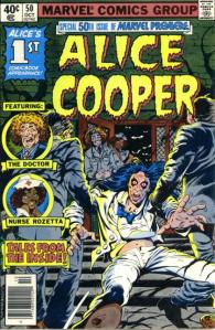Alice Cooper - Marvel Comics - #1 - vintage comic - 1970s - #7771AC