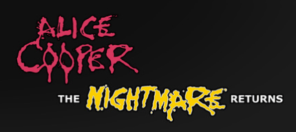 Alice Cooper - The Nightmare Returns Tour - classic logos - #1987NRAC