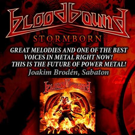 Bloodbound - Stormborn - promo album flyer - 2015 - #1776