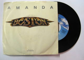 Boston - Amanda - 45rpm - single promo sleeve pic - #1986TS