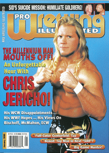 Chris Jericho - Pro Wrestling Illustrated - promo magazine cover - January 2000