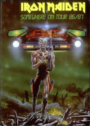 Iron Maiden - Somewhere On Tour - promo tour program pic - #198687