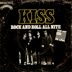 KISS - Rock And Roll All Nite - promo single - 45rpm sleeve promo - #1975