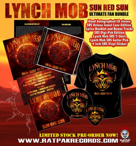 Lynch Mob - Sun Red Sun - ultimate fan bundle - promo flyer - 2014