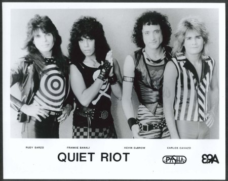 Quiet Riot - circa 1983 - publicity band card - #1984KD