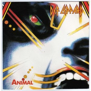 Def Leppard - Animal - promo CD single - cover pic - #1987JEDL