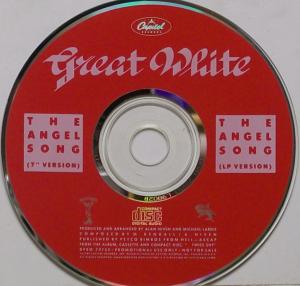 Great White - The Angel Song - promo CD single photo - #1989GWTI