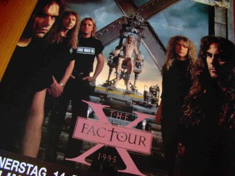Iron Maiden - The X Factour - promo band flyer - #1995BBSH