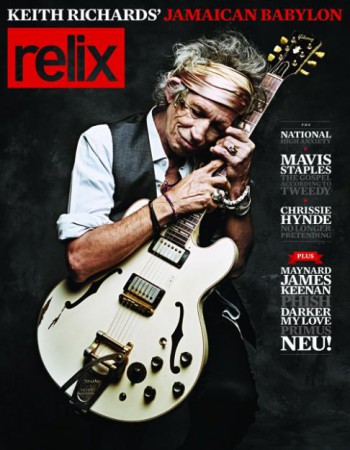 Keith Richards - Relix - magazine cover promo