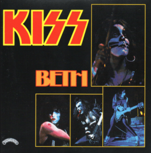 Kiss - Beth - promo 45rpm - single cover sleeve - #1976PCK