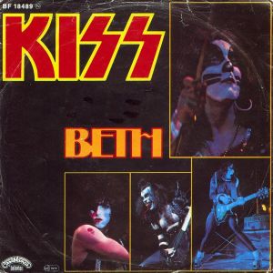 KISS - Beth - promo single - 45rpm sleeve cover - #1976PC